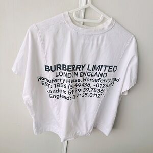 Burberry Kids white  T-Shirt